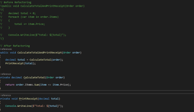 refactoring C# code